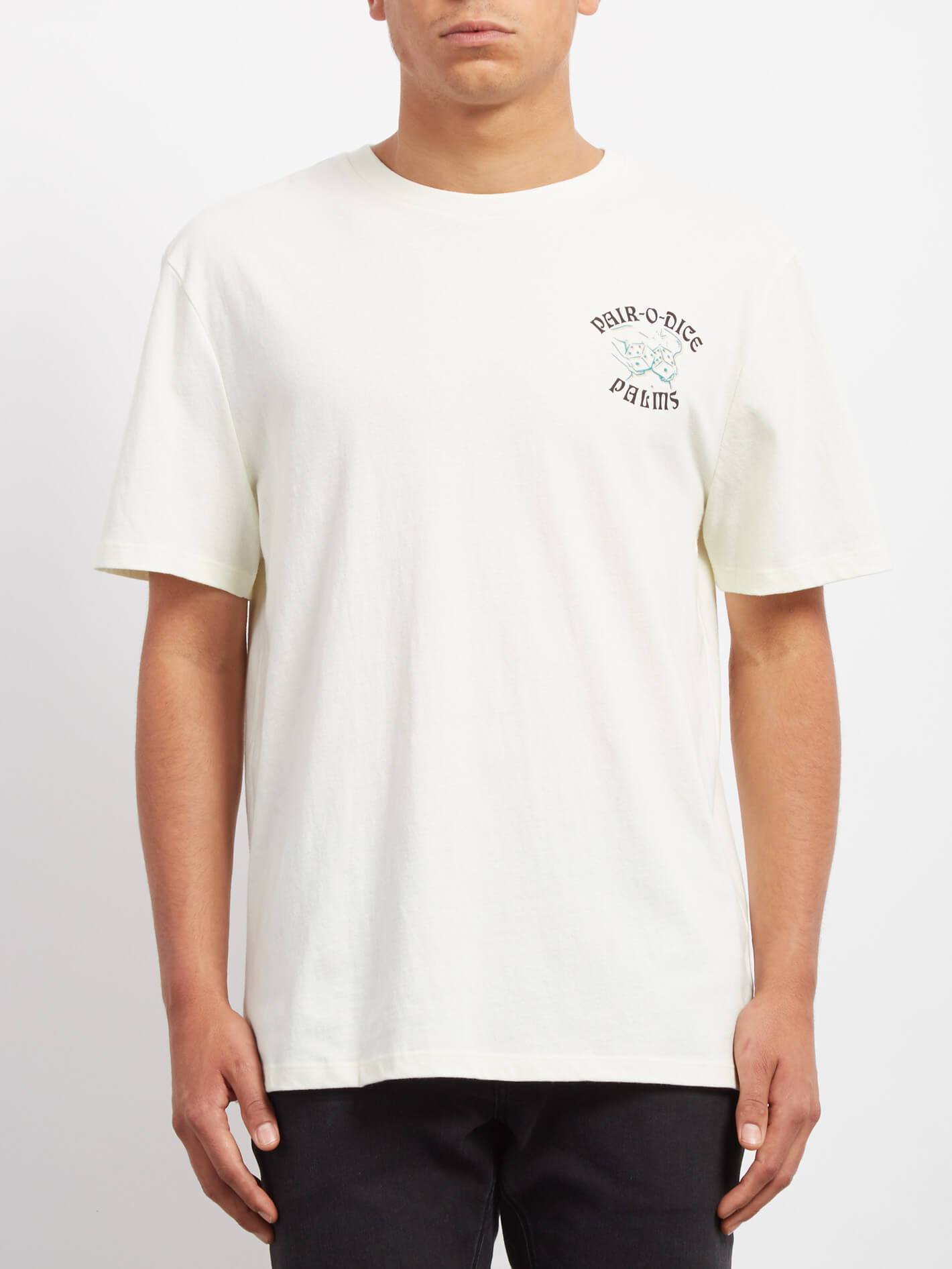 Paar Würfel T-Shirt - Schmutziges Weiß