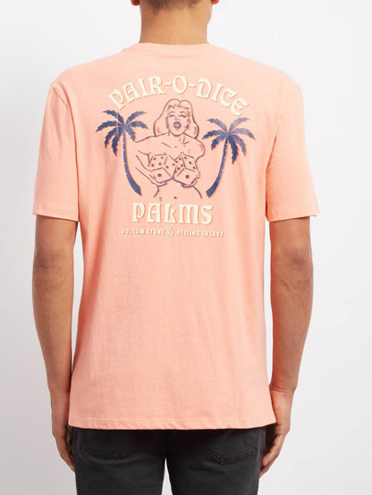 Paar Würfel T-Shirt - Orange Glow