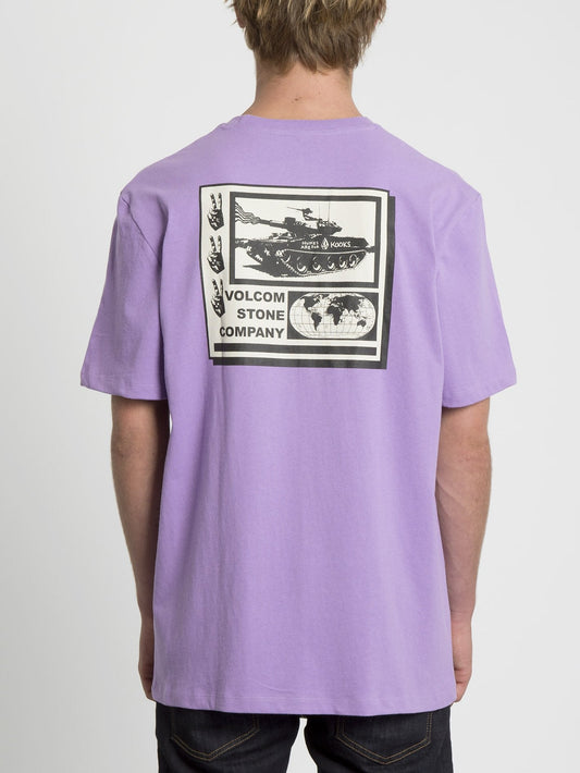 Peace Grid T-Shirt - Lavendel