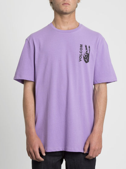 T-shirt Peace Grid - Lavender