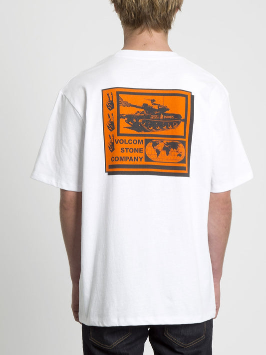 Peace Grid T-Shirt - Weiß