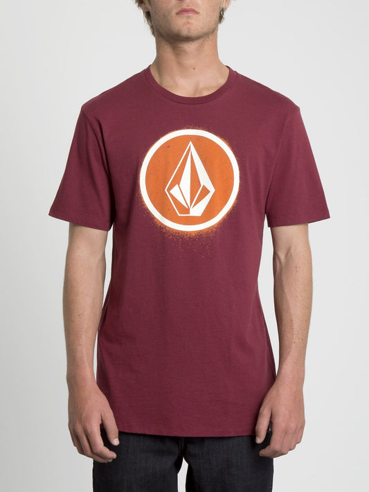 Spray Stone T-Shirt - Cabernet
