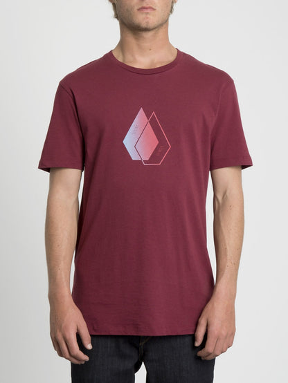 T-Shirt „Disclose“ – Cabernet