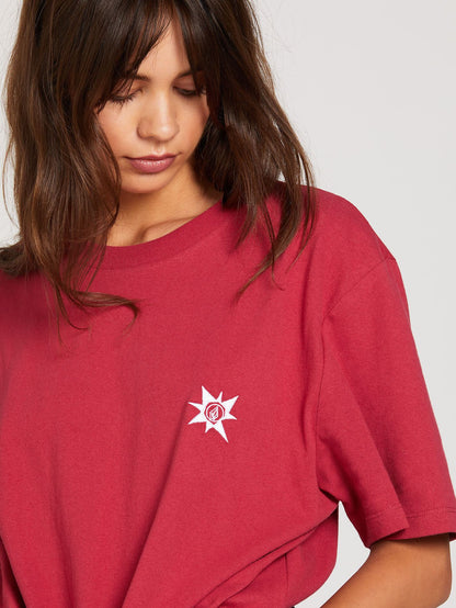 AP#2 Boxy T-shirt - Ruby Red (Unisex)