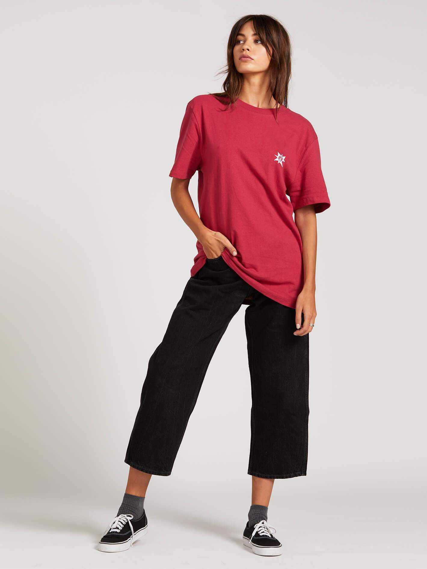 AP#2 Boxy T-shirt - Ruby Red (Unisex)