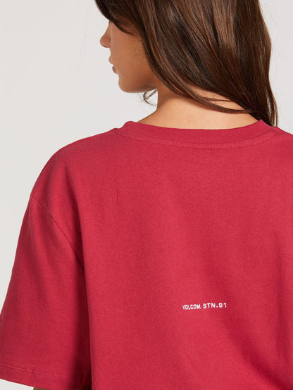AP#2 Boxy T-shirt - Ruby Red (Unisex)