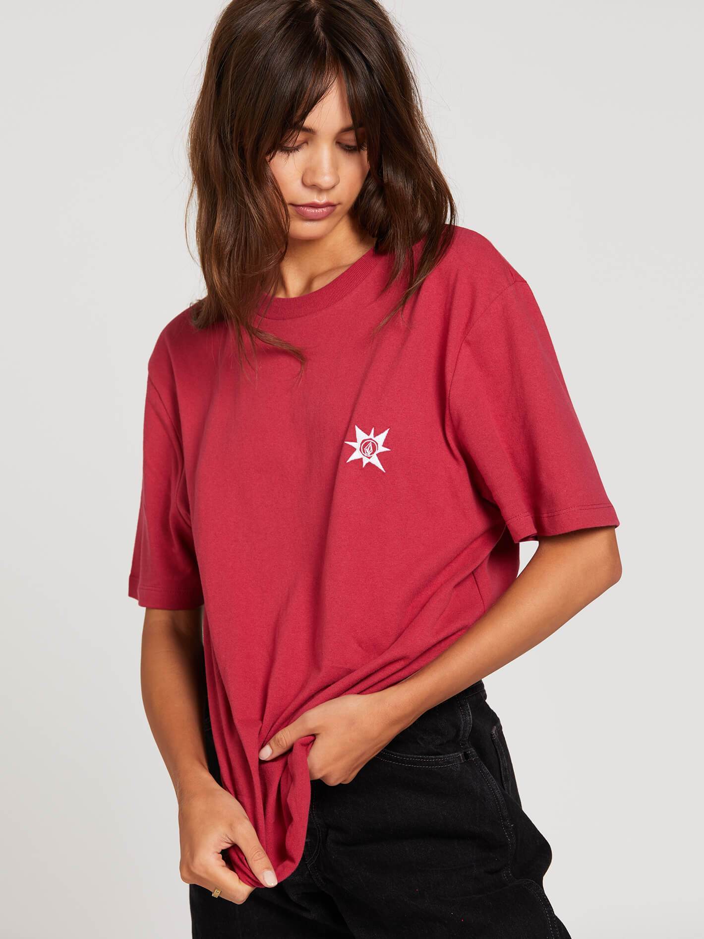 AP#2 Boxy T-shirt - Ruby Red (Unisex)
