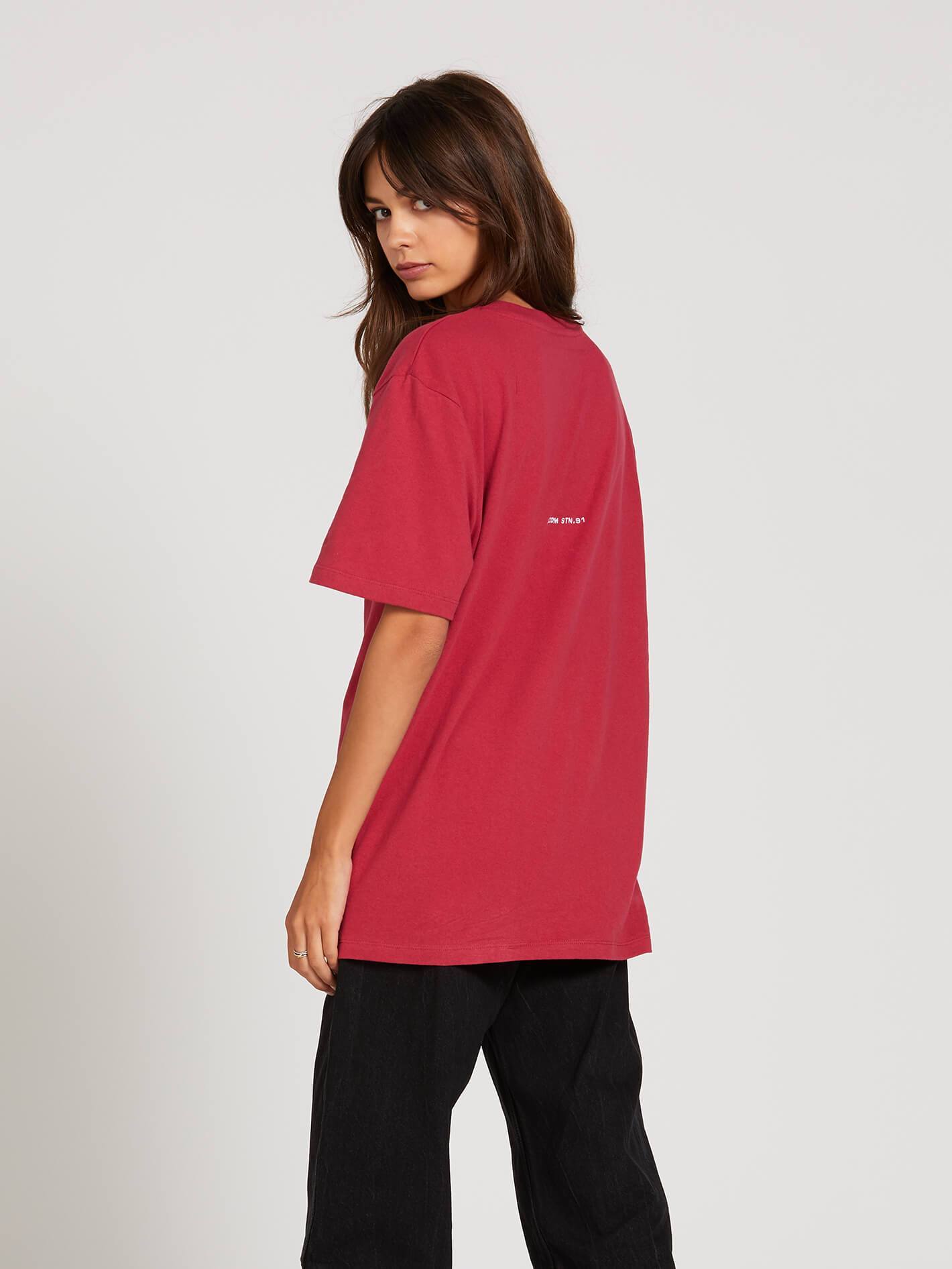 AP#2 Boxy T-shirt - Ruby Red (Unisex)