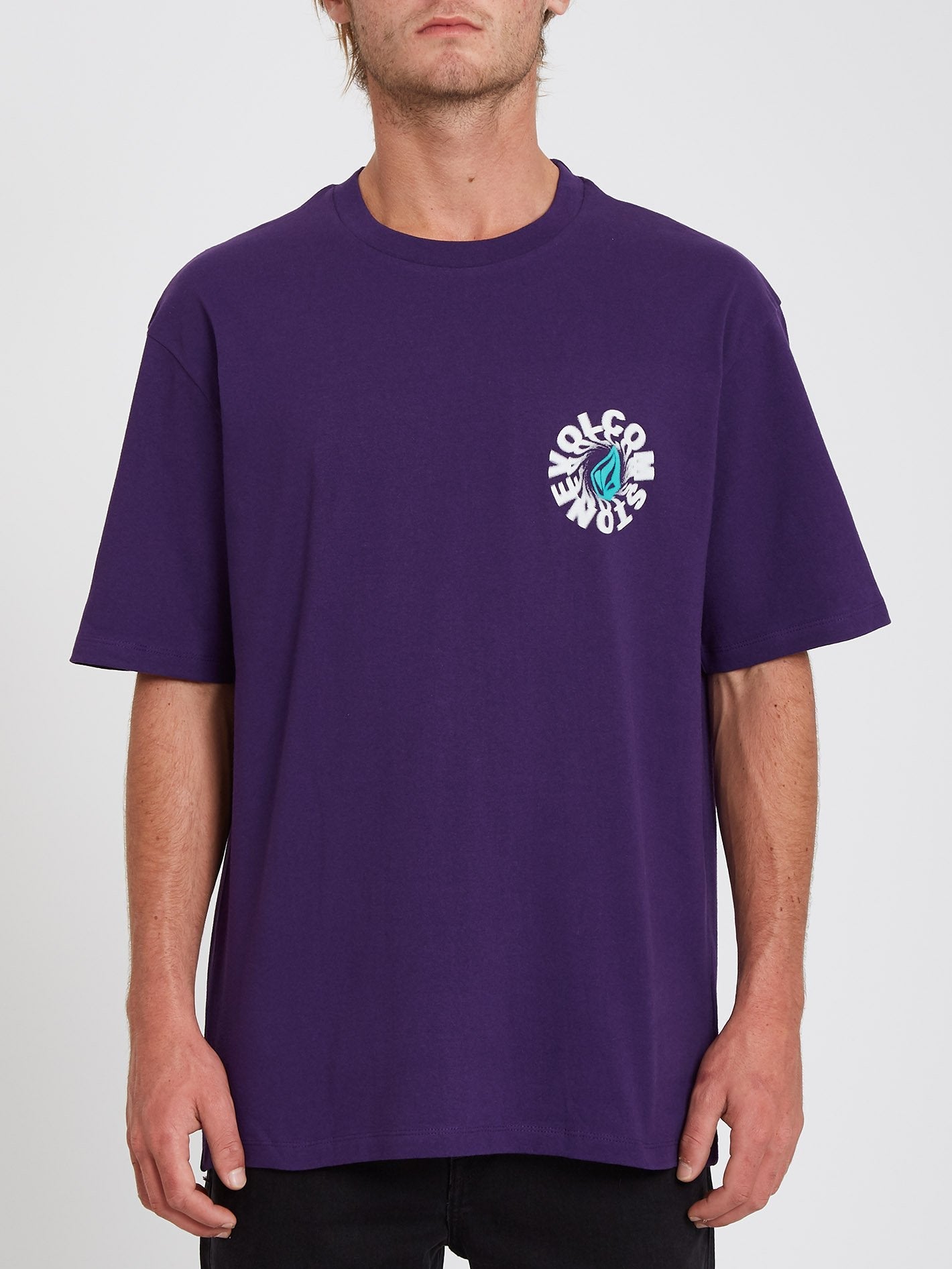 Nausea T-Shirt - PURPLE INDIGO