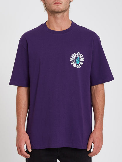 Nausea T-Shirt - PURPLE INDIGO