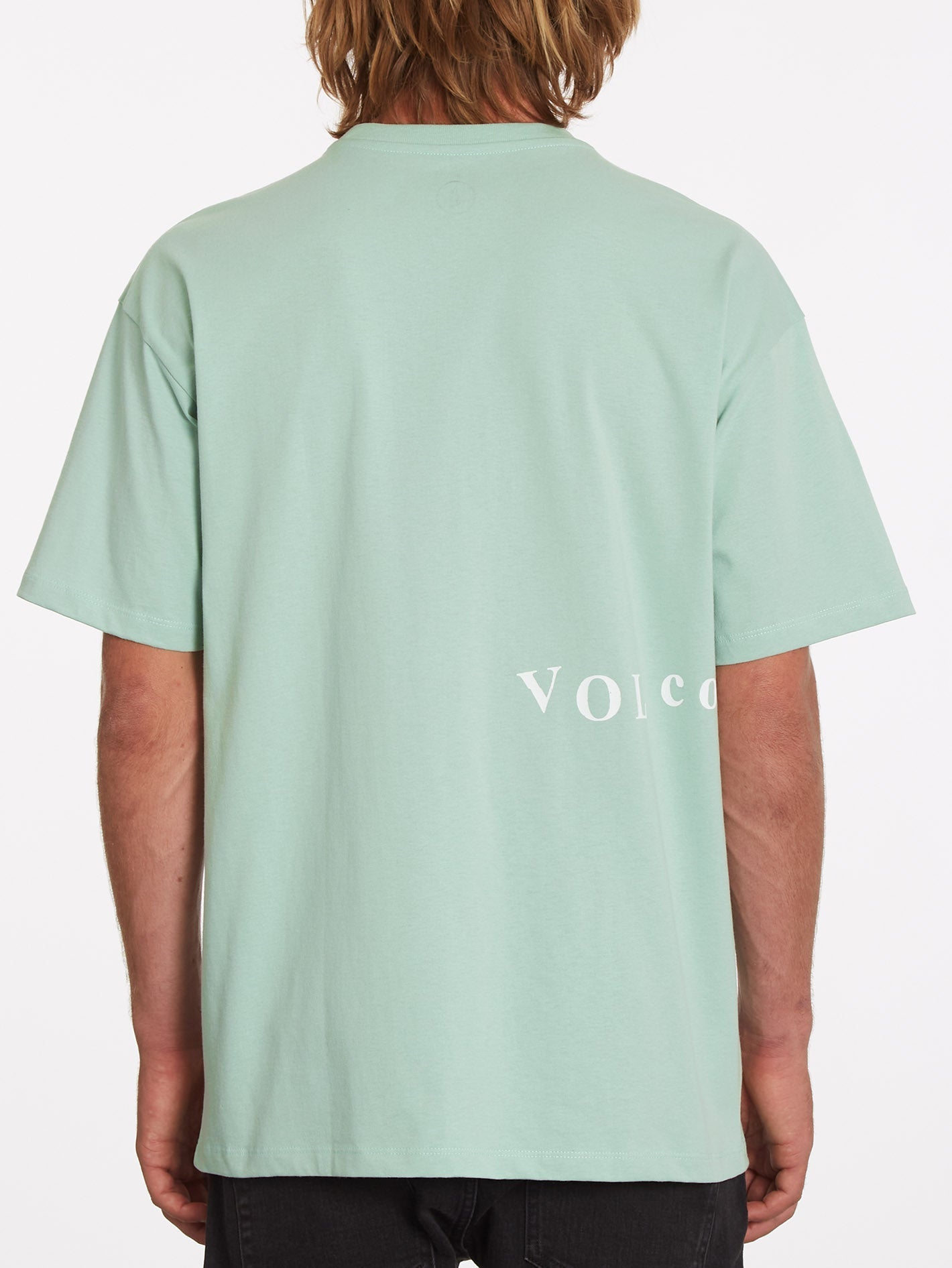 T-shirt Scratched Stone - LICHEN GREEN