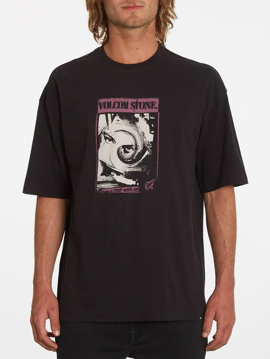 T-shirt Psych Trip - BLACK