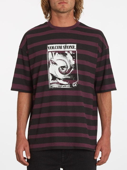 T-shirt Psych Trip - MULBERRY