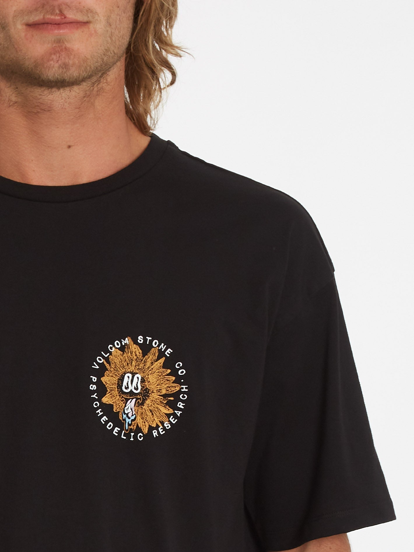 T-shirt Acid Sun - BLACK