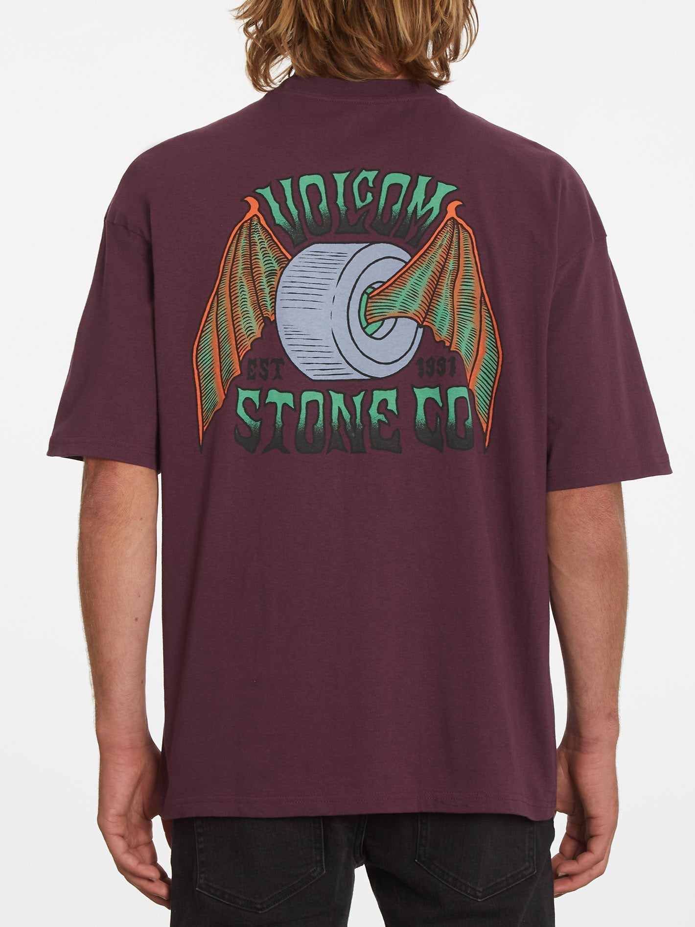 T-shirt Hell Wheel - MULBERRY