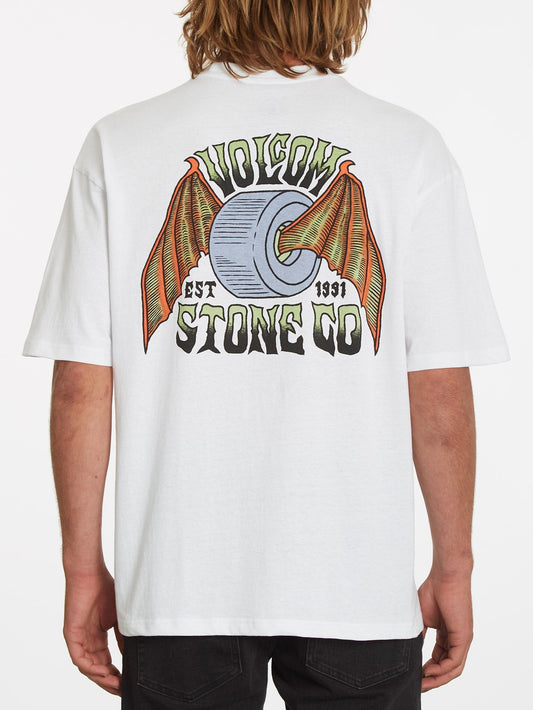 T-shirt Hell Wheel - WHITE