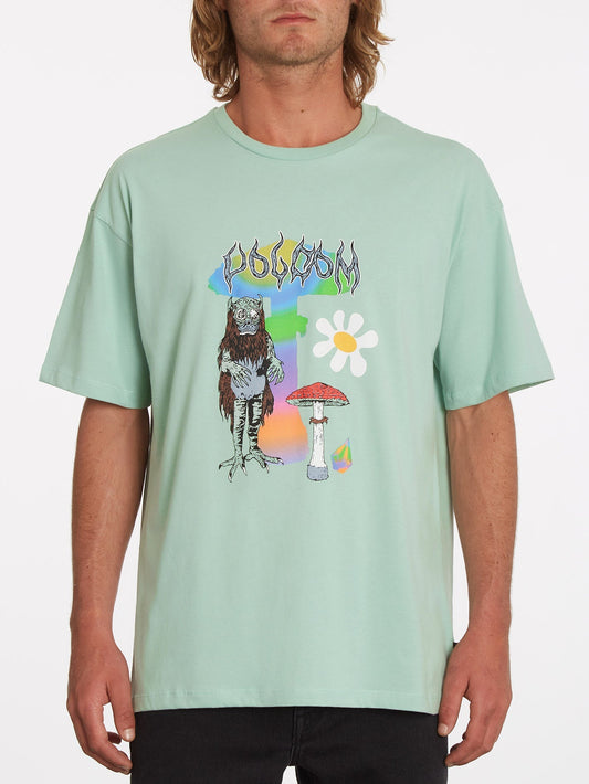T-shirt Chrissie Abbott X French 1 - LICHEN GREEN