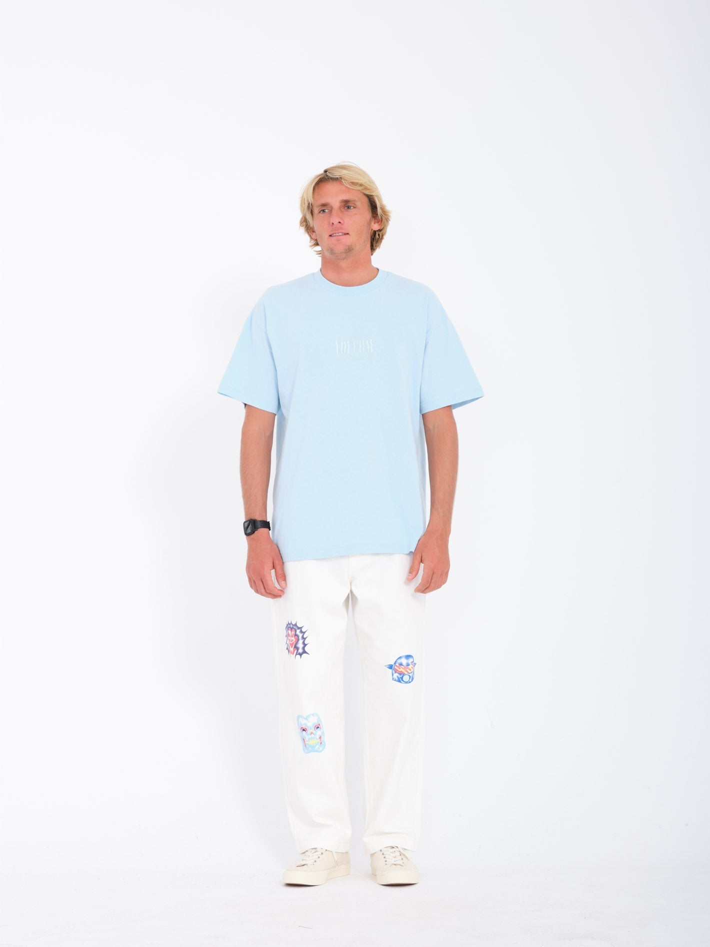 Ripple Stone T-shirt - MISTY BLUE