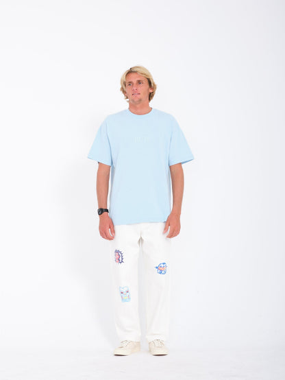 Ripple Stone T-shirt - MISTY BLUE