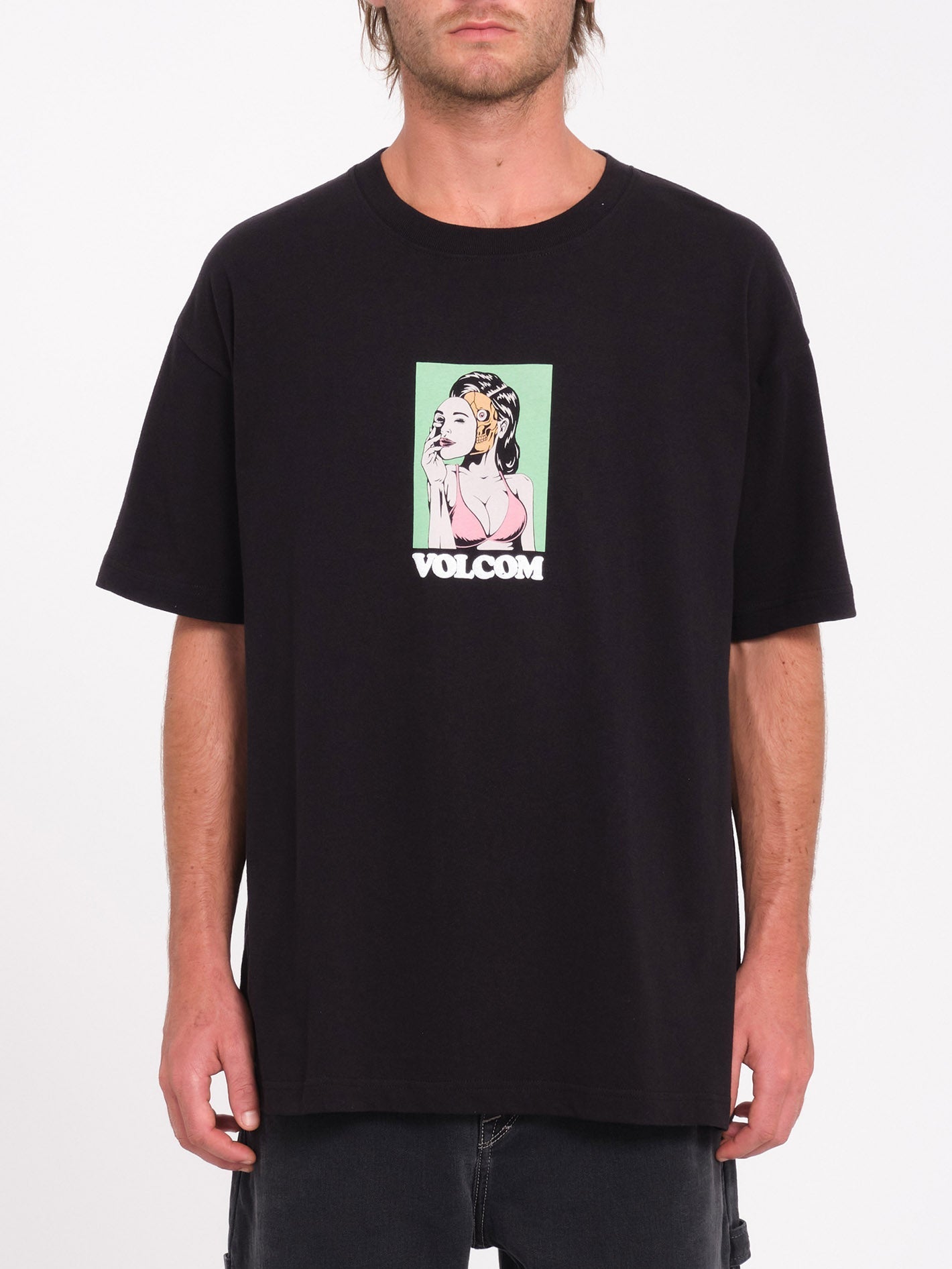 Underfaced T-shirt - BLACK