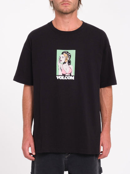 Underfaced T-shirt - BLACK