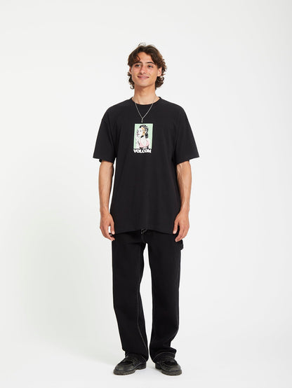 Underfaced T-shirt - BLACK