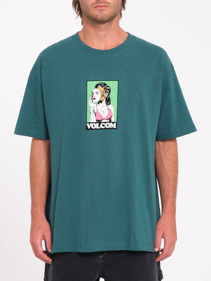Underfaced T-Shirt - EVERGREEN