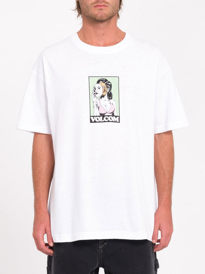 Underfaced T-Shirt - WEISS