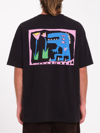 Arthur Dino T-shirt - BLACK