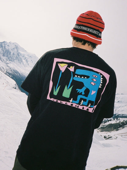 Arthur Dino T-shirt - BLACK
