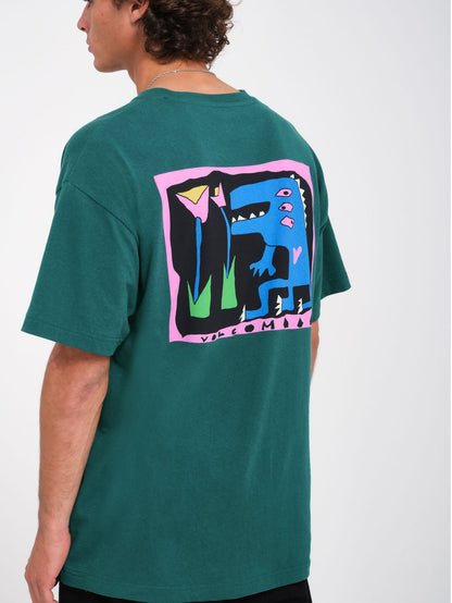 Arthur Dino T-Shirt - EVERGREEN