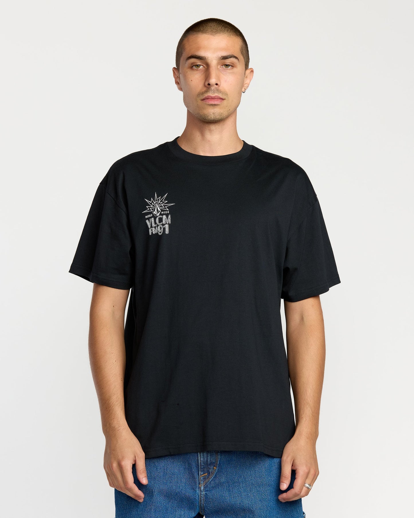 Tune In T-Shirt - Antik Schwarz