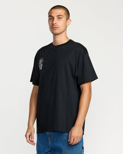 Tune In T-Shirt - Antik Schwarz