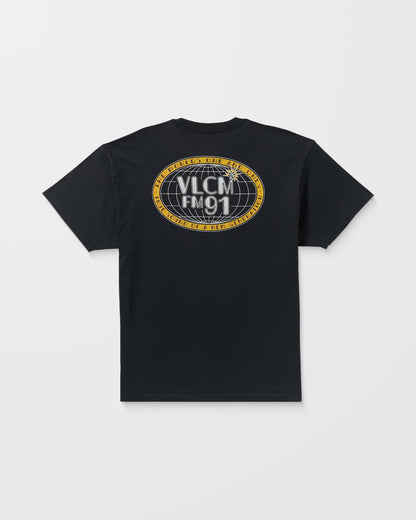 Tune In T-Shirt - Antik Schwarz