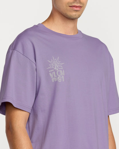 T-Shirt Tune In - Purple Ash