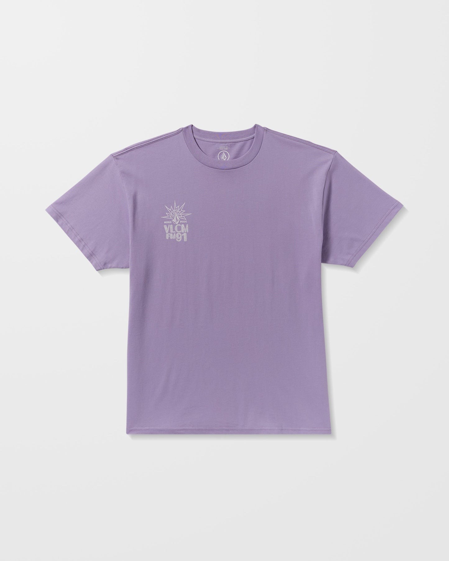 T-Shirt Tune In - Purple Ash