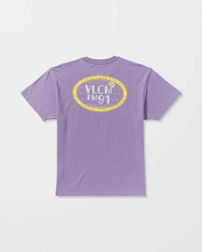 T-Shirt Tune In - Purple Ash