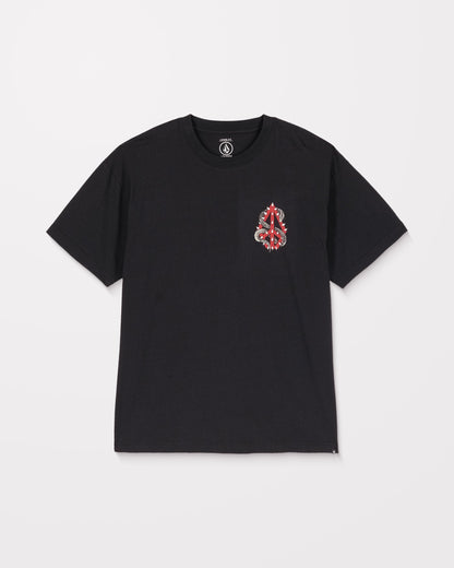 T-Shirt Snake Peace - Black