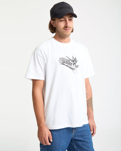 T-Shirt Kut N Rip - White