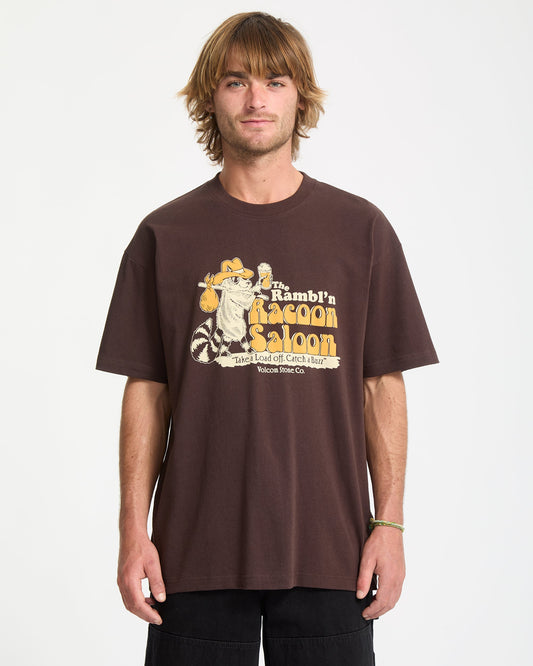 Racoon T-Shirt - Cocoa