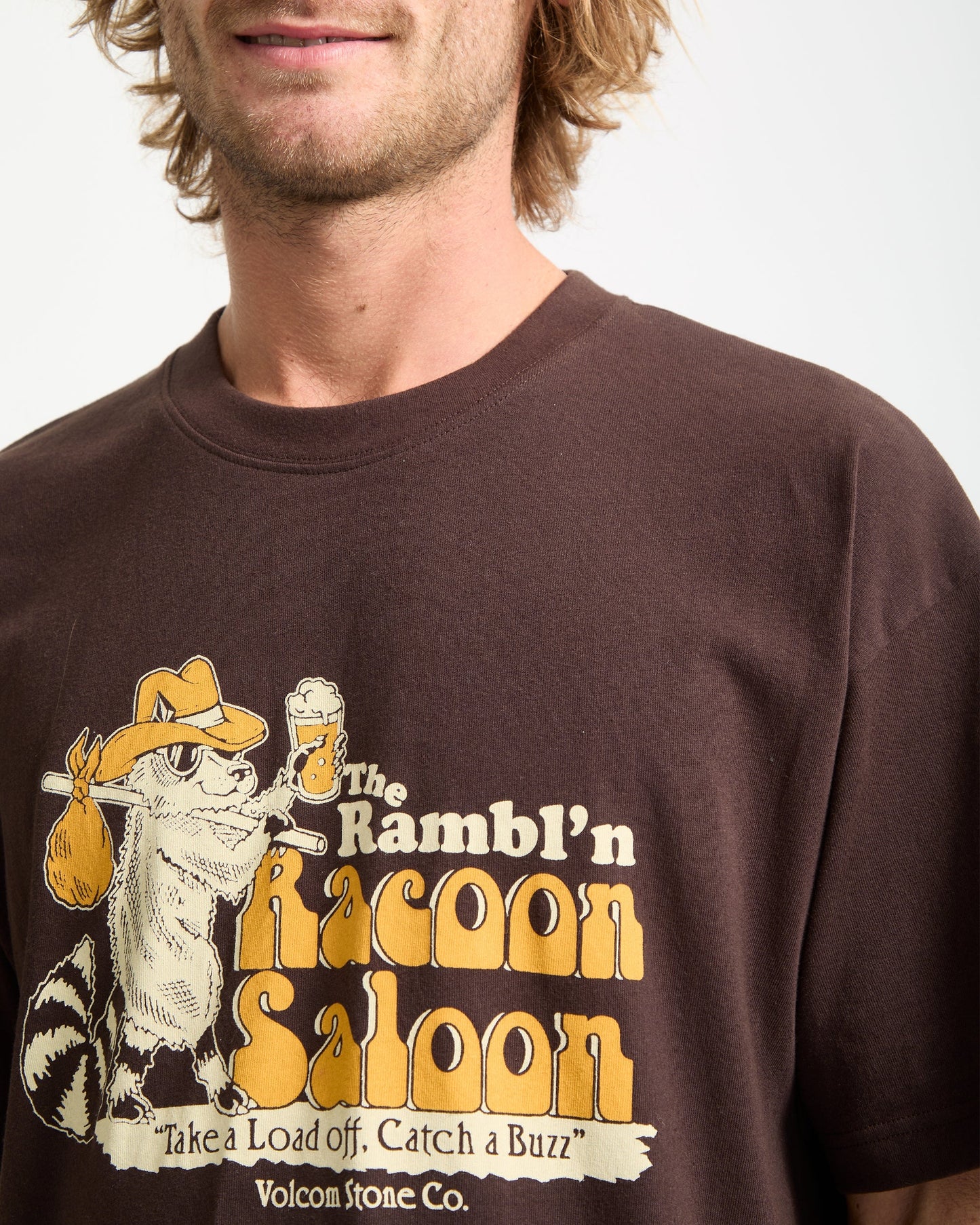 T-Shirt Racoon - Cacao