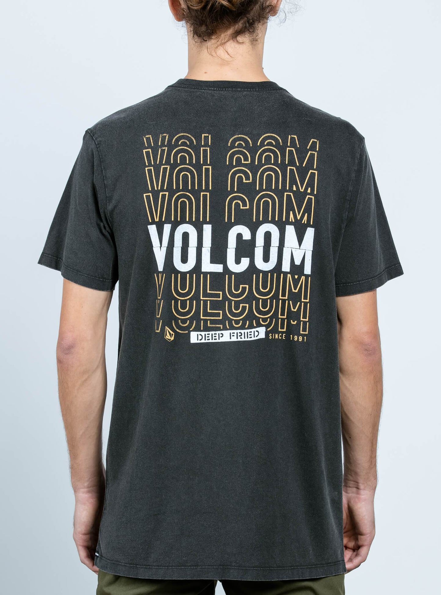 T-Shirt mit Kopierschnitt - Schwarz