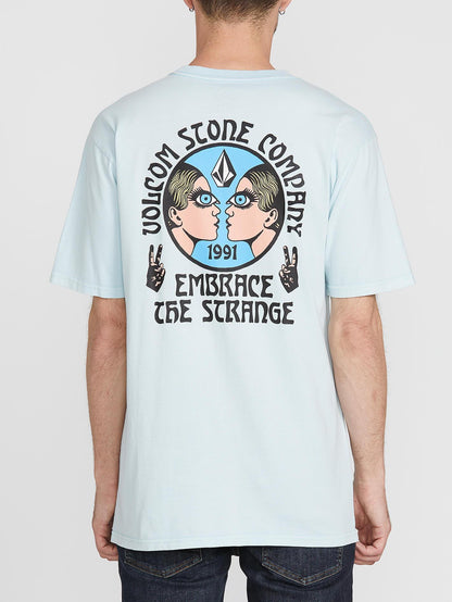 Mirror Mind Short Sleeve T-Shirt - Pale Blue