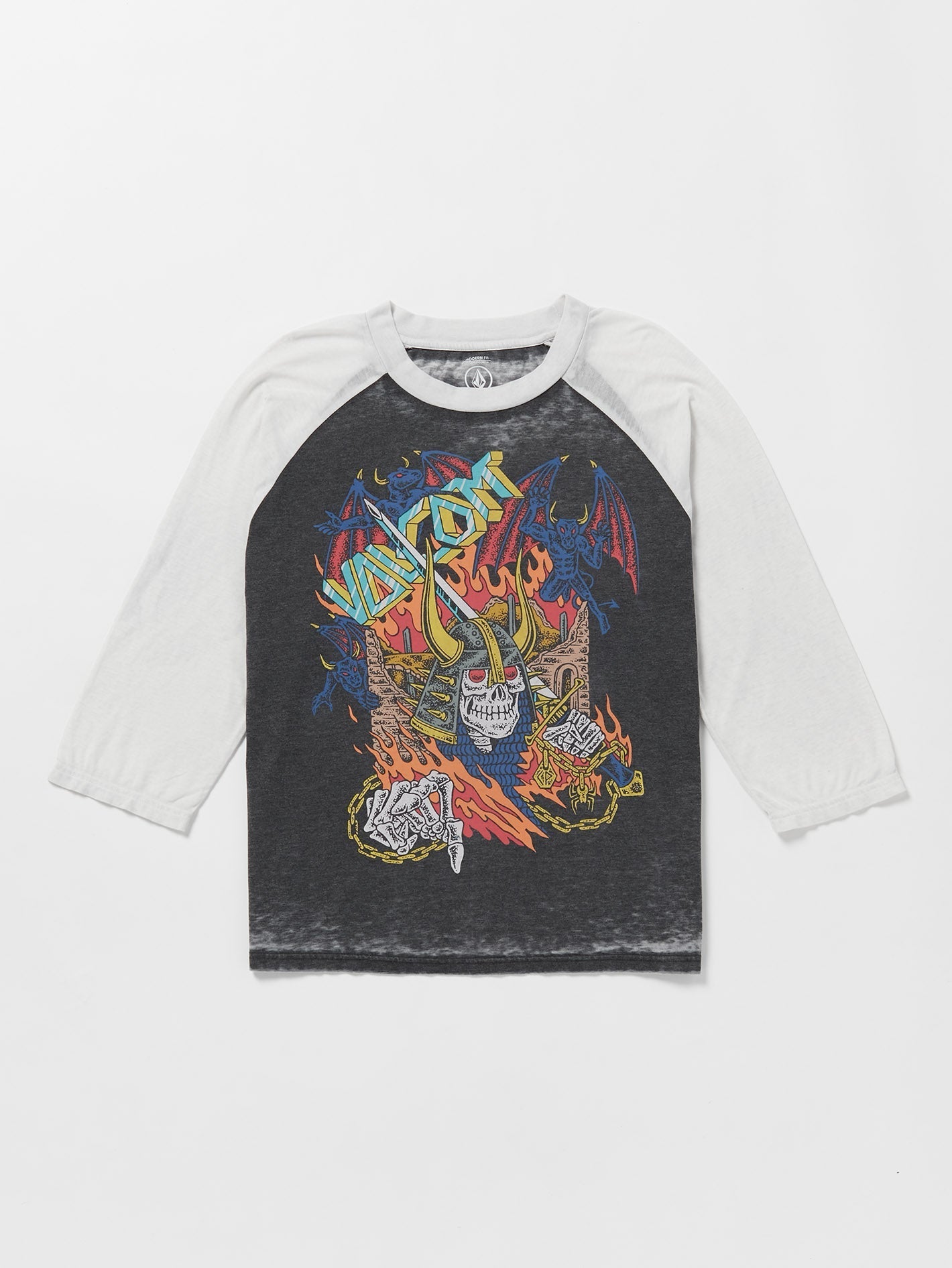 Collin P Skate Vitals Raglan T-shirt - BLACK