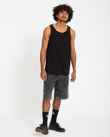 Stone Blanks Tanktop - SCHWARZ