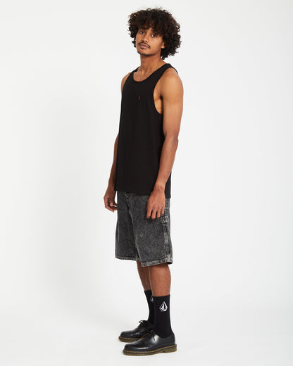 Stone Blanks Tanktop - SCHWARZ