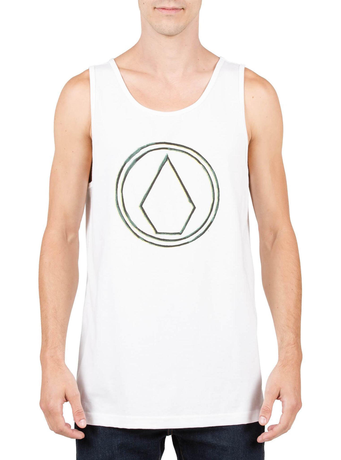 Lagen-Tanktop - Weiß