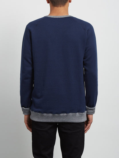 Sweatshirt Shelden Crew - Indigo