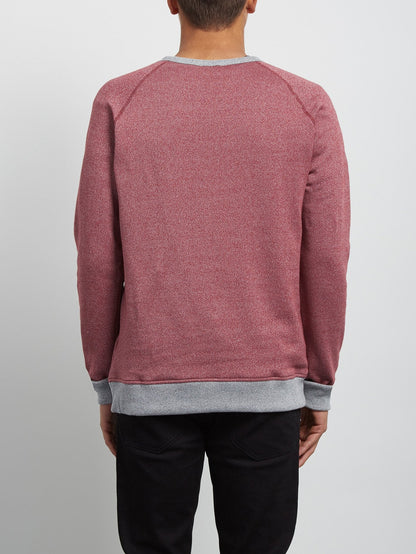 Homack Crew Sweatshirt - Crimson