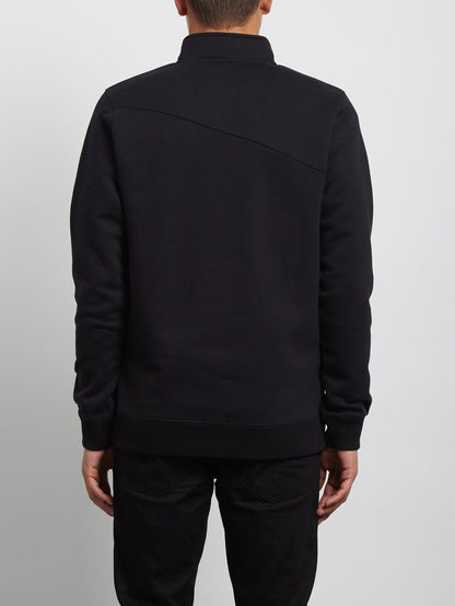 Dixon Mock Sweatshirt - Schwarz